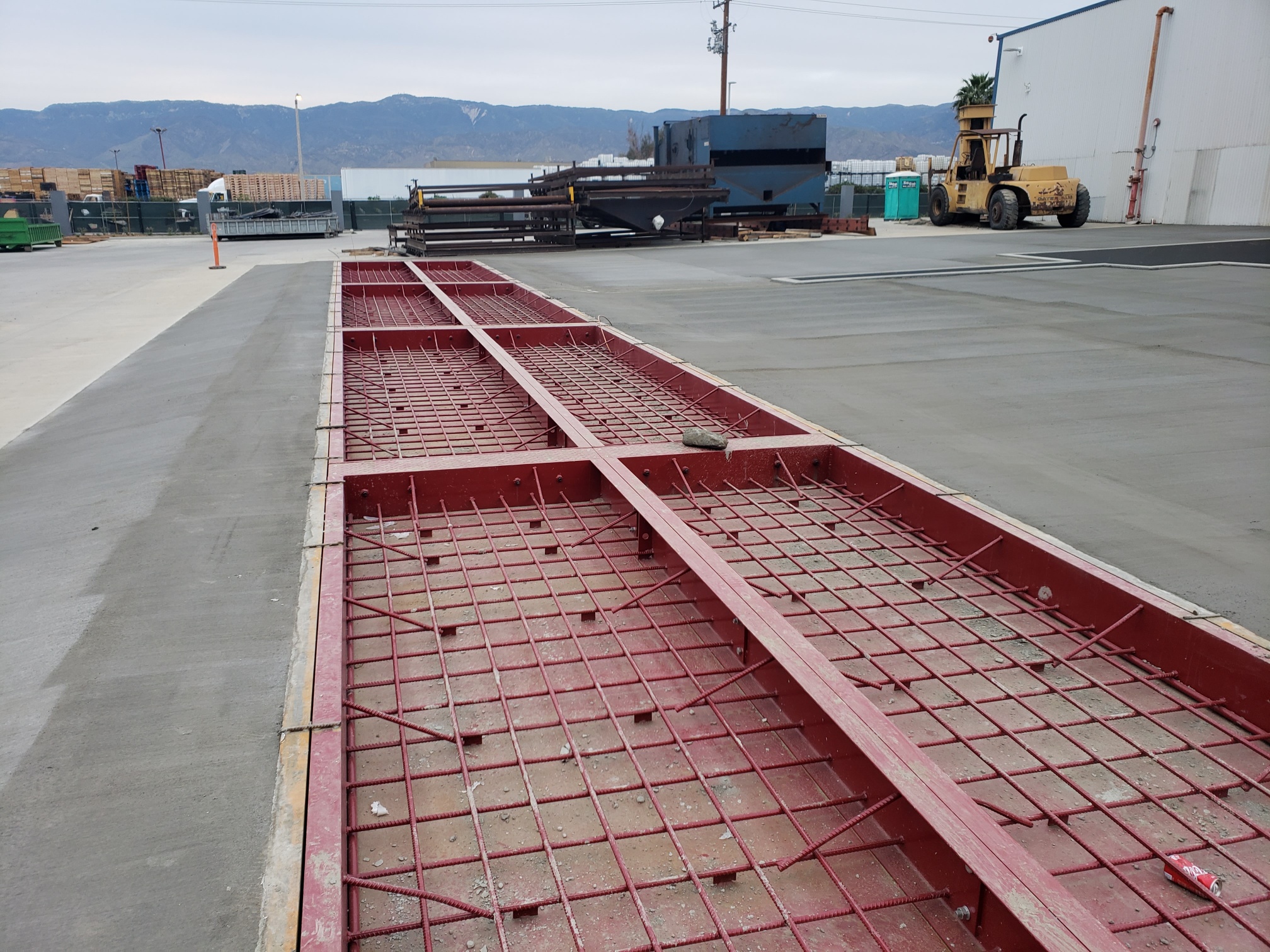 3x18m бетонный весовой мост 60ton цифровой бетонный грузовик весы