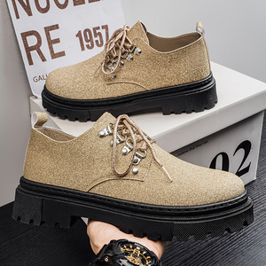 Nouvelles chaussures décontractées basses pour hommes, style coréen et britannique, respirantes, en PVC monocouche, polyvalentes et tendance pour jeunes - Product Image 4