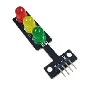 Mini 5V Verkeerslicht 5Mm Led Mini-Verkeerslicht Module Led Display Module Voor <span class=keywords><strong>Arduino</strong></span> Rood Geel Groen - Product Image 1