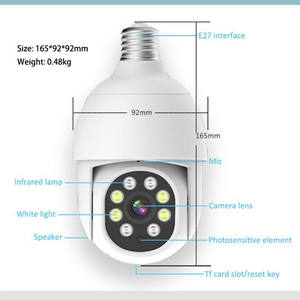 Caméra <span class=keywords><strong>de</strong></span> <span class=keywords><strong>surveillance</strong></span> rotative 3MP <span class=keywords><strong>360</strong></span> WiFi sans fil Ampoule Caméra <span class=keywords><strong>de</strong></span> sécurité Kenya Shop Online Light <span class=keywords><strong>Camera</strong></span> With Memory <span class=keywords><strong>Prix</strong></span> - Product Image 2