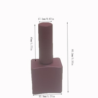 Vente Flash : Flacons carrés vides de vernis à ongles gel colorés de haute qualité pour salons de manucure – Vente directe usine