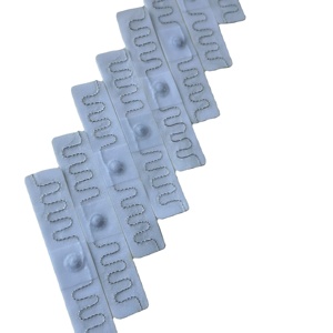 White Fabric Waterproof RFID <b>Tag</b> with Garment <b>Tracking</b> 860-960mhz Frequency Mini <b>Tag</b> - Product Image 2