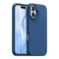 Casing ponsel warna kustom silikon cair lembut fleksibel antijatuh tahan guncangan untuk iPhone 17 air Pro Max