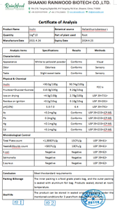 Inulina Extracto de raíz de achicoria Suplemento en polvo de inulina Fabricante de inulina - Product Image 3