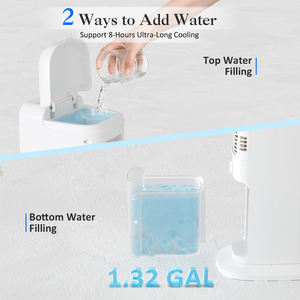 Nuevo ventilador enfriador de aire acondicionado portátil con control digital evaporativo con tanque de agua - Product Image 3