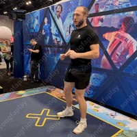 Alfombrilla de Baile Interactiva con Sensor de Movimiento Jump, Equipo de Realidad Virtual para Fitness, PVC Resistente, para Niños y Adultos, Interior
