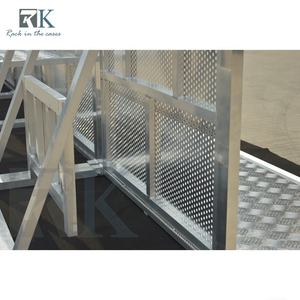 Barrera Plegable de Aluminio para Control de Multitudes en Festivales de Música, Modular y Desmontable - Product Image 5