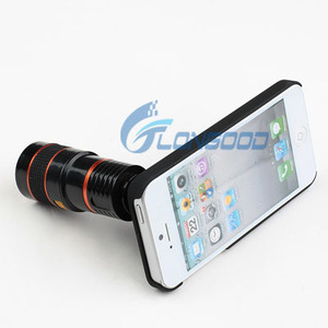 กล้องโทรทรรศน์ตาข้างเดียวสำหรับ <span class=keywords><strong>iPhone5</strong></span>โทรศัพท์มือถือคริสตัลซูมออปติคอล8X พร้อมเลนส์เทเลโฟโต้ - Product Image 1