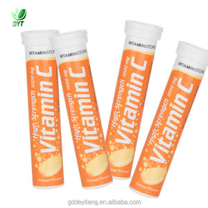 Comprimés effervescents de vitamine <span class=keywords><strong>C</strong></span> aromatisés aux fruits OEM & ODM 1000 mg pour adultes, adolescents et soutien immunitaire, antioxydant, énergie - Product Image 1