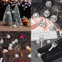 Porte-clés boule disco de luxe exquis, rétro et coloré, idéal pour les soirées disco haut de gamme, livraison rapide