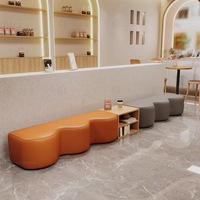 Banc de canapé en bois massif moderne personnalisable pour les salles d'attente publiques des hôpitaux, des écoles, des centres commerciaux, des salons et des gymnases