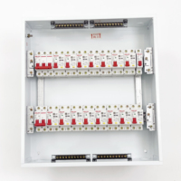 Boîtier de distribution encastré breveté PZ30 36 voies, certifié CE, panneau de distribution électrique MCB, coffret métallique, ensemble complet IP30