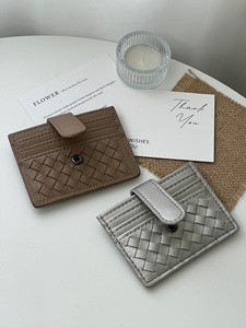 Porta carte con chiusura <span class=keywords><strong>a</strong></span> <span class=keywords><strong>scatto</strong></span> per negozio Online alla moda, Versatile, piccola borsa con tessuto tessuto alla moda - Product Image 6