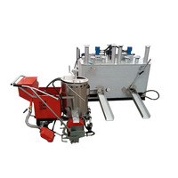 Vibra Line Prix thermoplastique Bouilloire de marquage routier Préchauffeur hydraulique de peinture thermofusible 350KGS * 2