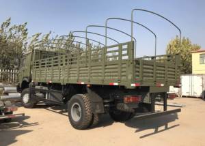 Sinotruk Howo 4x4 AWD All Wheel Drive 300hp diesel 16ton Cerca Estaca Caminhão De Carga com Lona - Product Image 4