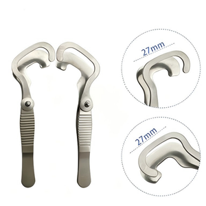 Pinzas para Quistes Tarsales, Instrumentos Quirúrgicos Oftálmicos para Terapia de Glándulas de Meibomio, Pinzas para Desobstrucción de Conductos de Glándulas de Meibomio, Resistentes al Óxido - Product Image 4