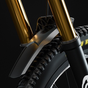 Guardabarros Universal Rígido Delantero y Trasero para Bicicleta, Guardabarros Simple Personalizado para Bicicleta de Montaña, Hecho de Plástico, Equipo de <span class=keywords><strong>Ciclismo</strong></span> Personalizado - Product Image 1
