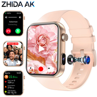 Nouvelle montre connectée P51 pour femme avec caméra, enregistrement, musique locale 256 Mo, réponse aux appels, montre connectée sport pour homme, universelle iOS Android