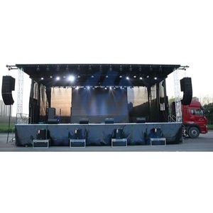 Traliccio da palcoscenico per eventi schermo a led supporto a terra per traliccio display rimorchio da palco mobile - Product Image 2
