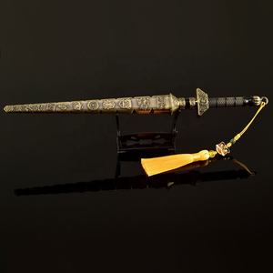 Modello di Arma Fredda da 30cm, Lama in Metallo con Diecimila Motivi per Domare Demoni, Accessorio per Giochi, Coltello da Esterno, Regalo per Ragazzi - Product Image 5