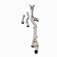 Kit d'amélioration de puissance pour système de tuning automobile : Downpipe d'échappement SS304 2025 à haut débit pour BMW G87 M2 + Résonateur central simple 89MM