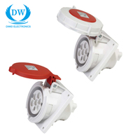 Prise et Fiche Industrielles Électriques 5 Broches de Haute Qualité 400V, Prise Mâle AC Étanche IP67 380V 16A 3 4P 230V pour Usage Industriel
