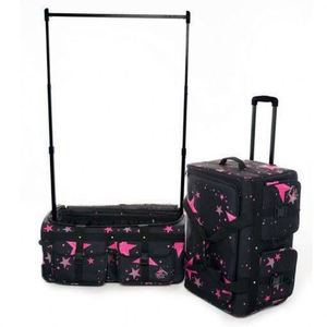 Échantillon gratuit : Valise de 28 pouces avec sac de danse détachable, porte-vêtements à tige télescopique et sac de voyage à roulettes - Product Image 4