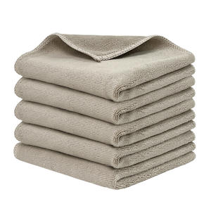 Chiffon de nettoyage à séchage rapide en tricot pour cuisine, verre et sport, serviette en microfibre double face pour salon, hôtel et séchage des cheveux - Product Image 6