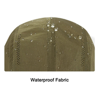 Casquette de course personnalisée avec logo imprimé, 5 panneaux, découpée au laser, en maille respirante, imperméable, légère, de haute qualité, séchage rapide, casquette de camping
