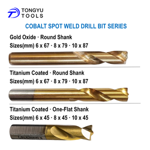 Tin Tráng Cobalt Tại Chỗ Hàn Khoan Bit, 6Mm 8Mm 10Mm M35 Remover Cutter Công Cụ Cho Tự Động Cơ Thể Kim Loại Bảng Điều Chỉnh Tách - Product Image 6