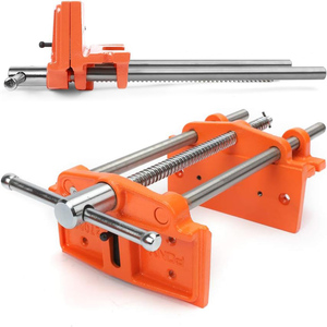 Jorgensen 27091 Medium Duty Woodworker's Vise, Orange, Grey, 9-Inch by 7-Inch <b>Table</b> Vises Work <b>Clamp</b> - Product Image 1
