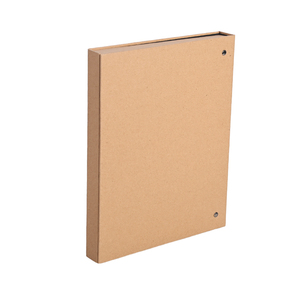 Recyclable Gift Cardboard Custom Logo File <b>Folder</b> Magnetic Lid Packaging Box With <b>Binder</b> - Product Image 6