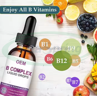 VitaSpring OEM Marque privée Complément énergétique Complexe de vitamine B Liquide Gouttes Complexe de vitamine B Liquide