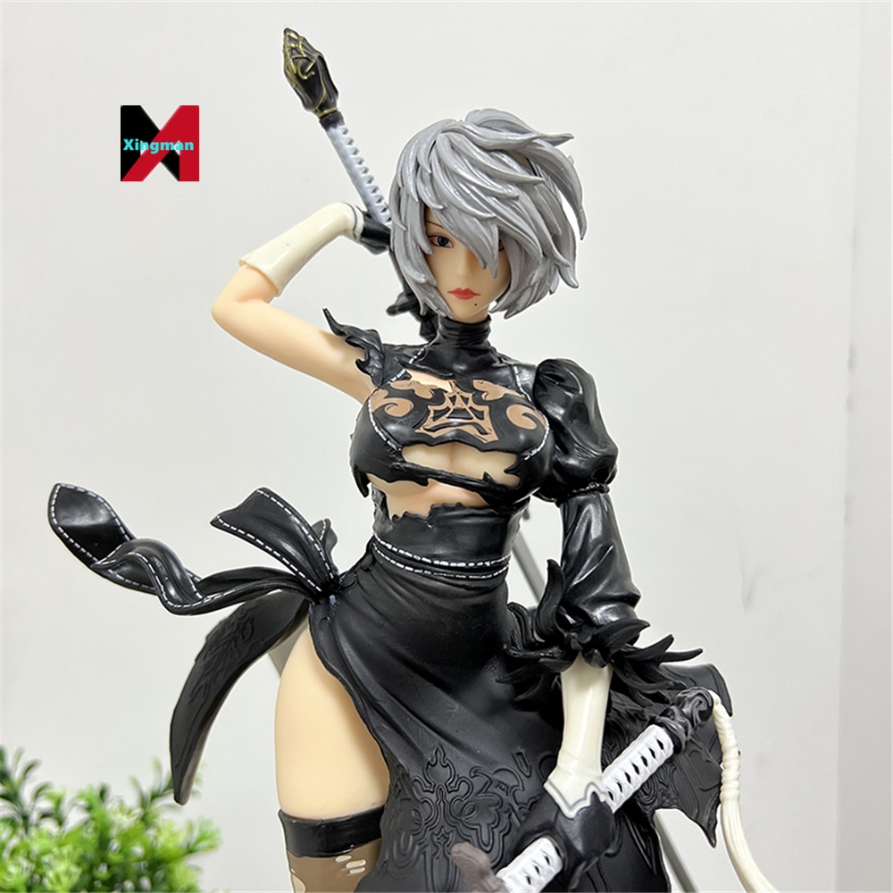 ファニーナイツmastererpiece　of　okamaフィギュア 2体セット 33CM Nier Automata 2B Yorha PVC Anime Figure & Model Collectible