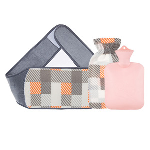 Bolsa de Agua Caliente Portátil con Funda para la Cintura, Calentador de Manos Portátil, Bolsa de Agua Caliente con Funda de Felpa para Aliviar el Dolor - Product Image 6