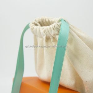 ECO-friendly Cotton <b>Drawstring</b> <b>Bags</b> Recyclable Dust <b>Bags</b> Gifts Jewelry Packaging Pouch - Product Image 6