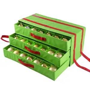 2023 Hot Selling Foldable Storage Christmas Ornament Storage Used for storing things