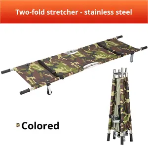 سرير إسعافات أولية محمول قابل للطي بتصميم إطار بسيط للاستخدام المنزلي ونقل الأشخاص إلى الطوابق العلوية - Product Image 6