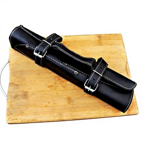 Ensemble de 5 couteaux de cuisine en acier Damas, forgés à la main, avec manche en résine colorée - Product Image 4