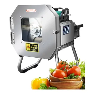 Ticari kullanılan lahana salatalık elektrikli yapraklı sebze lahana kesici dilimleme parçalayıcı kesme makinesi