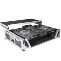 Flight case OEM durable pour système DJ autonome Denon DJ Prime 2, en aluminium et contreplaqué, étanche