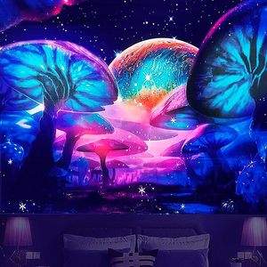 <span class=keywords><strong>Tapisserie</strong></span> d'astronaute Blacklight plantes réactives UV méduse <span class=keywords><strong>tapisserie</strong></span> <span class=keywords><strong>murale</strong></span> néon galaxie <span class=keywords><strong>espace</strong></span> <span class=keywords><strong>tapisserie</strong></span> - Product Image 5