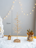 Weihnachtsdekorations-Set Baumschmuck Festliche Szenen-Requisite Foto-Shooting-Zubehör Feiertags-Event-Display Dekorative Figur