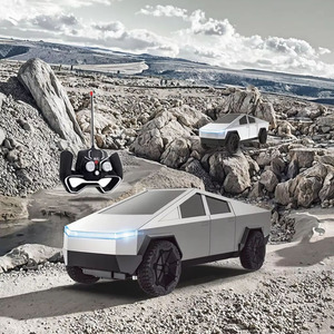 <span class=keywords><strong>Auto</strong></span> RC in Metallo 1/16 con Cavo USB, Veicolo da Turismo su Strada, Modellino di Pickup Telecomandato Assemblato per Bambini - Product Image 2