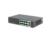 Sıcak Fırsat 8 Portlu PoE Switch 8x30W PoE+ (Toplam 100W) + 2 Uplink |   8 Kameralı CCTV için en iyisi |   ONV