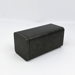 Custom Tall Square Vintage Black <b>Metal</b> Tin <b>Box</b>, Antique Finished Food Grade Tin For Tea Coffee Bean Gift Storage Packing - Product Image 4