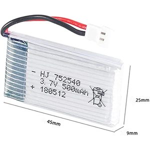 Sima X5C/<span class=keywords><strong>X5SW</strong></span>/X5SC/X5 Digitale Lithium-Polymer-Batterien 3,7V 500mAh NCM-Anode 500 Zyklen-Lebensdauer Weniger als 5C Entladerate für Elektrogeräte - Product Image 4