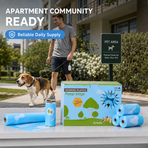 OEM Custom D2W Degradable PE Pet Waste <b>Bags</b> Leak Proof Extra Thick for Outdoor Pet Cleanup Custom Packaging - Product Image 2