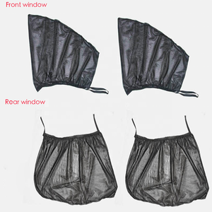 Phổ phù hợp với xe ô tô thoáng khí co giãn lưới cửa sổ xe rèm cửa trước và sau cửa sổ xe che nắng - Product Image 5