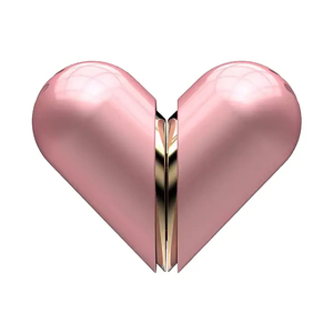 Liefde 2-In-1 Hart-Vorm Orale Clitoris Stimulator Metaal Likken Tong Vibrator Dildo Uit Fabriek Direct Sex Speelgoedwinkel - Product Image 3